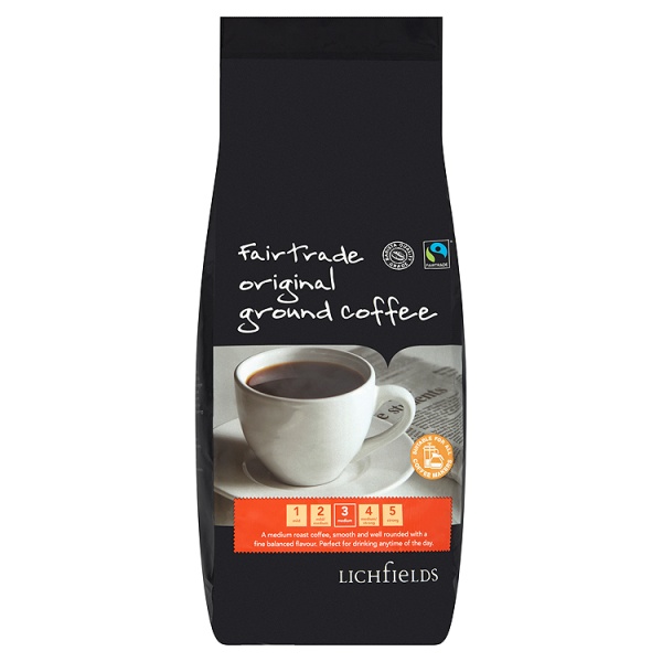 Lichfields Fairtrade Original Grounfd Coffee 1KG